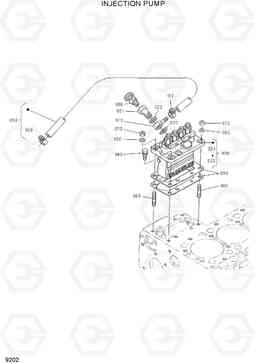 9202 INJECTION PUMP HSL600T/680T, Hyundai