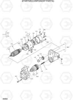 9405A STARTER(COMPONENT PARTS) HSL600T/680T, Hyundai