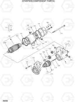 9405B STARTER(COMPONENT PARTS) HSL600T/680T, Hyundai