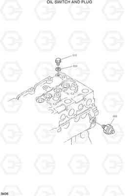 9406 OIL SWITCH AND PLUG HSL600T/680T, Hyundai