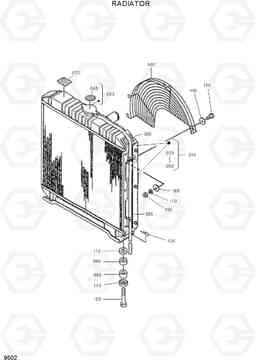 9502 RADIATOR HSL600T/680T, Hyundai