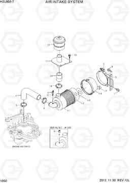1050 AIR INTAKE SYSTEM HSL850-7, Hyundai