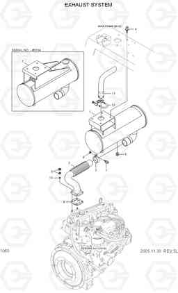 1060 EXHAUST SYSTEM HSL850-7, Hyundai