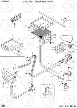 1090 AIR CONDITIONER MOUNTING HSL850-7, Hyundai