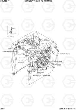 2050 CANOPY ELECTRIC 3 HSL850-7, Hyundai