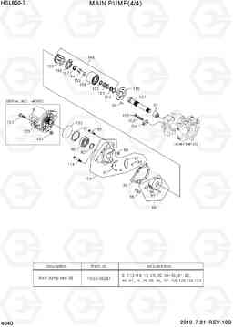 4040 MAIN PUMP(4/4) HSL850-7, Hyundai