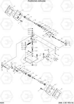 5020 PARKING BRAKE HSL850-7, Hyundai