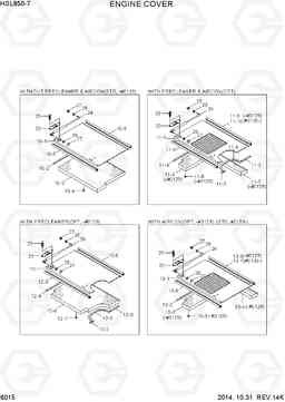 6015 ENGINE COVER HSL850-7, Hyundai