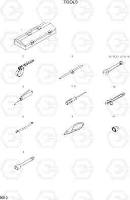 8010 TOOLS HSL850-7, Hyundai