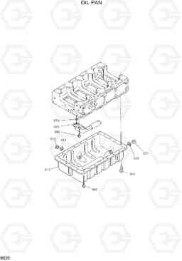 9020 OIL PAN HSL850-7, Hyundai