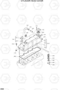 9050 CYLINDER HEAD COVER HSL850-7, Hyundai