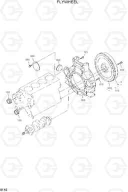 9110 FLYWHEEL HSL850-7, Hyundai