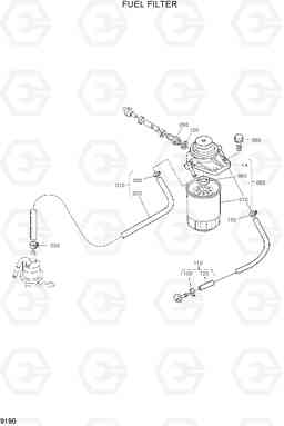 9190 FUEL FILTER HSL850-7, Hyundai