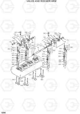 9290 VALVE AND ROCKER ARM HSL850-7, Hyundai