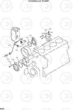 9320 HYDRAULIC PUMP HSL850-7, Hyundai