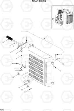 1012 REAR DOOR HSL800T, Hyundai