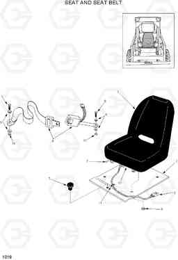 1019 SEAT AND SEAT BELT HSL800T, Hyundai