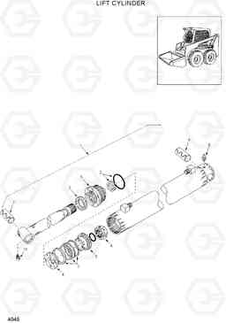 4045 LIFT CYLINDER HSL800T, Hyundai