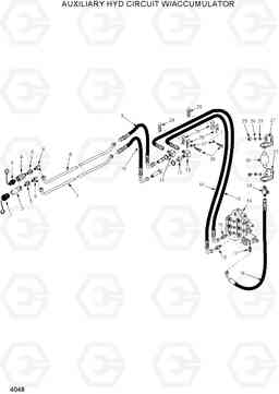 4048 AUXILIARY HYD CIRCUIT W/ACCUMULATOR HSL800T, Hyundai