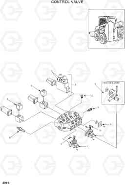 4049 CONTROL VALVE HSL800T, Hyundai