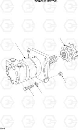 5053 TORQUE MOTOR HSL800T, Hyundai