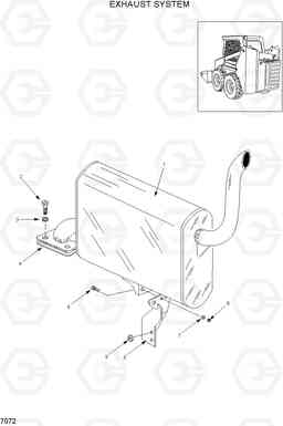 7072 EXHAUST SYSTEM HSL800T, Hyundai