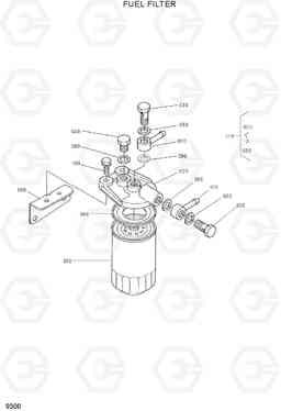 9300 FUEL FILTER HSL800T, Hyundai