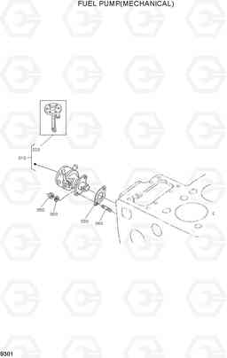 9301 FUEL PUMP(MECHANICAL) HSL800T, Hyundai