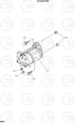 9404 STARTER HSL800T, Hyundai