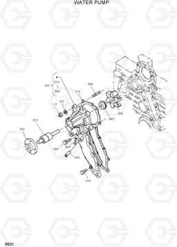 9501 WATER PUMP HSL800T, Hyundai