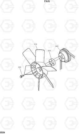 9504 FAN HSL800T, Hyundai