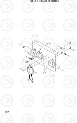 2030 RELAY BOARD ELECTRIC HSL810, Hyundai