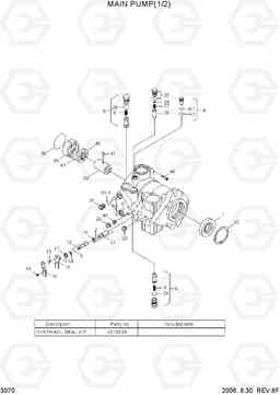 3070 MAIN PUMP(1/2) HSL810, Hyundai