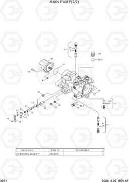 3071 MAIN PUMP(2/2) HSL810, Hyundai