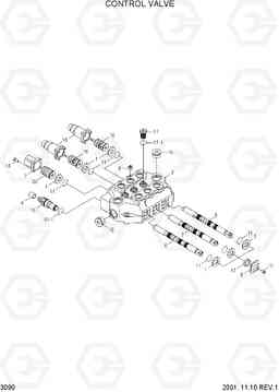 3090 CONTROL VALVE HSL810, Hyundai