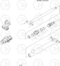 3110 BOOM CYLINDER HSL810, Hyundai