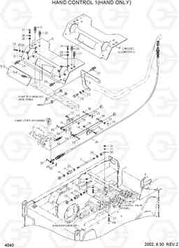 4040 HAND CONTROL 1(HAND ONLY) HSL810, Hyundai