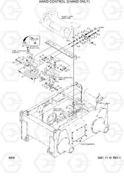 4050 HAND CONTROL 2(HAND ONLY) HSL810, Hyundai