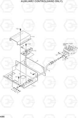 4090 AUXILIARY CONTROL(HAND ONLY) HSL810, Hyundai