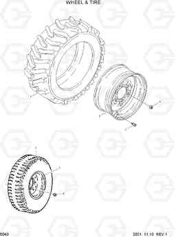 5040 WHEEL & TIRE HSL810, Hyundai