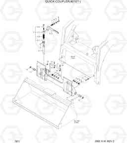 7011 QUICK COUPLER(#0107-) HSL810, Hyundai