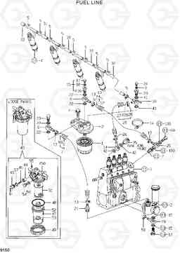 9150 FUEL LINE HSL810, Hyundai