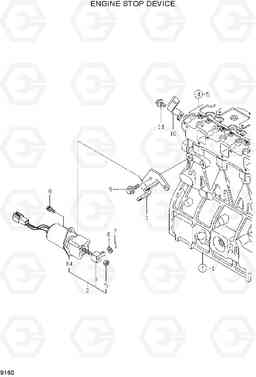 9160 ENGINE STOP DEVICE HSL810, Hyundai