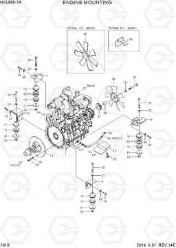 1010 ENGINE MOUNTING HSL850-7A, Hyundai
