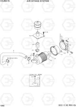 1050 AIR INTAKE SYSTEM HSL850-7A, Hyundai