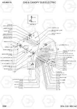 2050 CAB & CANOPY SUB ELECTRIC HSL850-7A, Hyundai