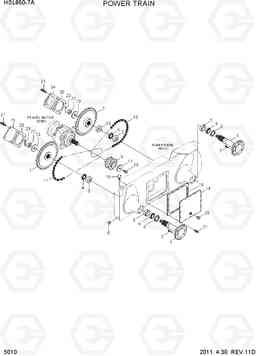 5010 POWER TRAIN HSL850-7A, Hyundai