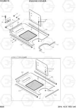 6020 ENGINE COVER HSL850-7A, Hyundai