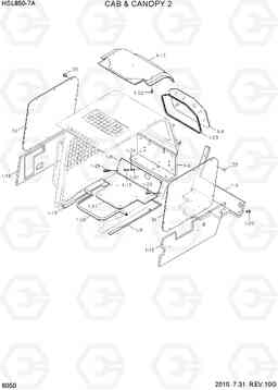 6050 CAB & CANOPY 2 HSL850-7A, Hyundai