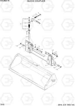 7010 QUICK COUPLER HSL850-7A, Hyundai